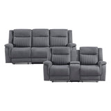9646GY*2 Sofa and Loveseat from Homelegance - Luna Furniture