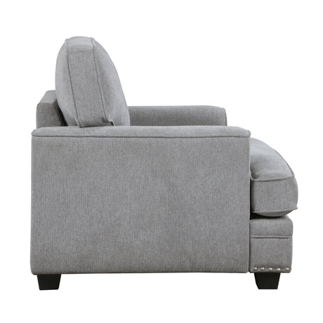 Dean Gray Double Reclining Sofa from Homelegance - Luna Furniture