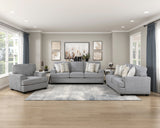 Dean Gray Double Reclining Sofa from Homelegance - Luna Furniture