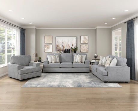 Dean Gray Double Reclining Sofa from Homelegance - Luna Furniture
