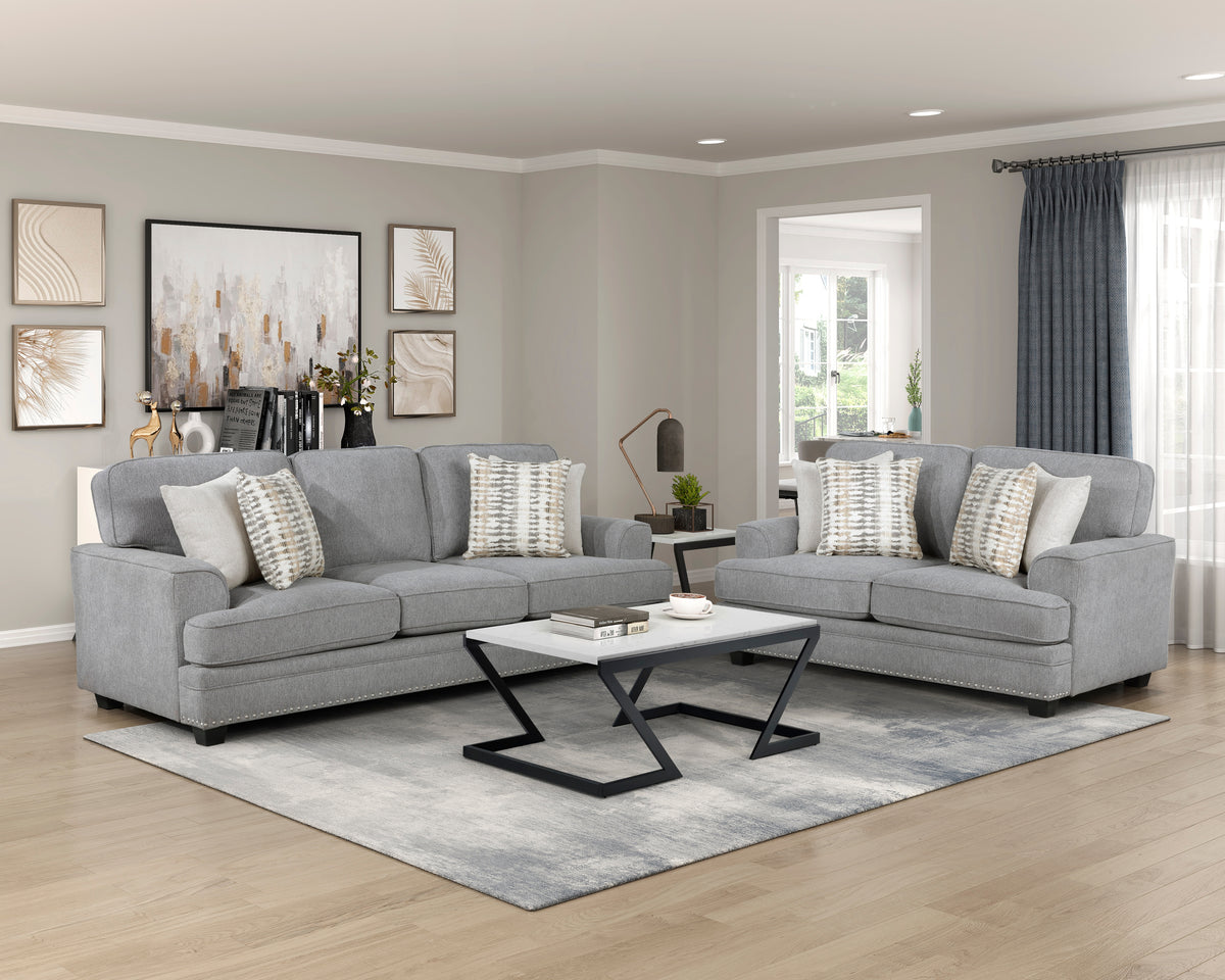 Bradford Gray Chair from Homelegance - Luna Furniture