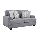 Bradford Gray Loveseat from Homelegance - Luna Furniture
