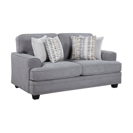 Bradford Gray Loveseat from Homelegance - Luna Furniture