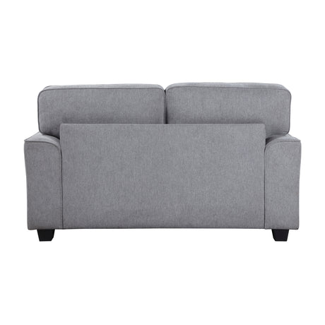 Bradford Gray Loveseat from Homelegance - Luna Furniture