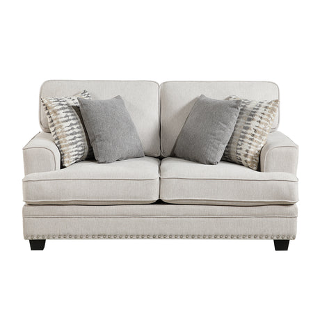 Bradford Sand Loveseat from Homelegance - Luna Furniture