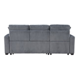 Rhett Beige 3-Piece Reversible Sectional with Pull-out Bed and Hidden Storage from Homelegance - Luna Furniture