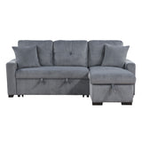 Rhett Beige 3-Piece Reversible Sectional with Pull-out Bed and Hidden Storage from Homelegance - Luna Furniture