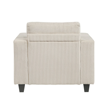 Walterboro Beige Chair with Storage Pouches from Homelegance - Luna Furniture