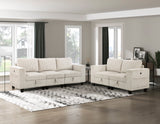 9650NBE-3* (3)Sofa with Storage, Storage Pouches and Charging Ports from Homelegance - Luna Furniture