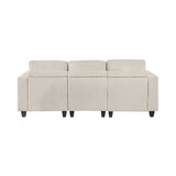 9650NBE-3* (3)Sofa with Storage, Storage Pouches and Charging Ports from Homelegance - Luna Furniture