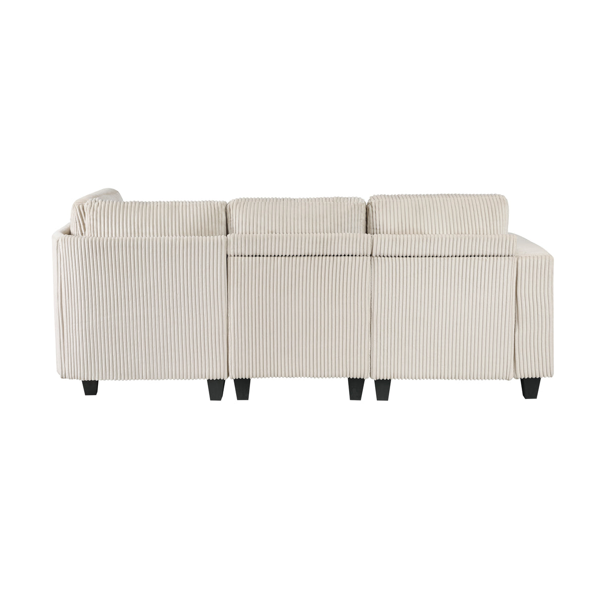 9650NBE*4SC (4)4-Piece Sectional with Storage, Storage Pouches and Charging Ports from Homelegance - Luna Furniture