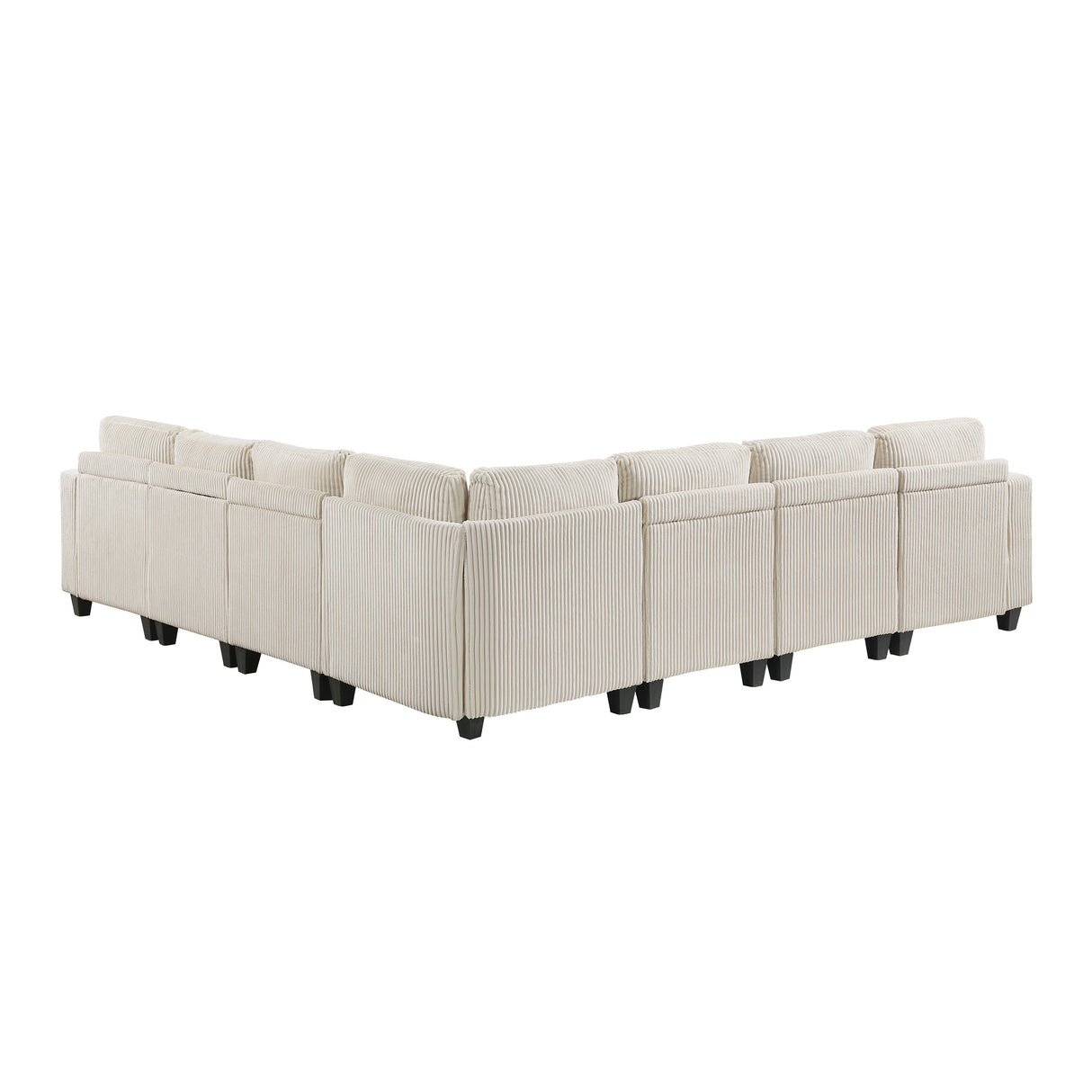 9650NBE*7SC (7)7-Piece Sectional with Storage, Storage Pouches and Charging Ports from Homelegance - Luna Furniture