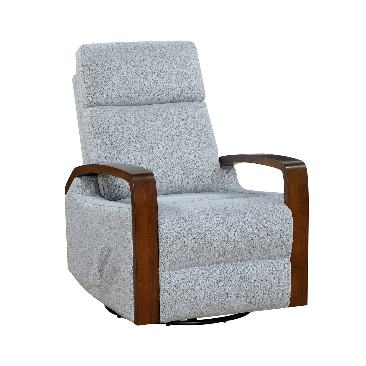 9659GRY-1 Swivel Glider Reclining Chair from Homelegance - Luna Furniture