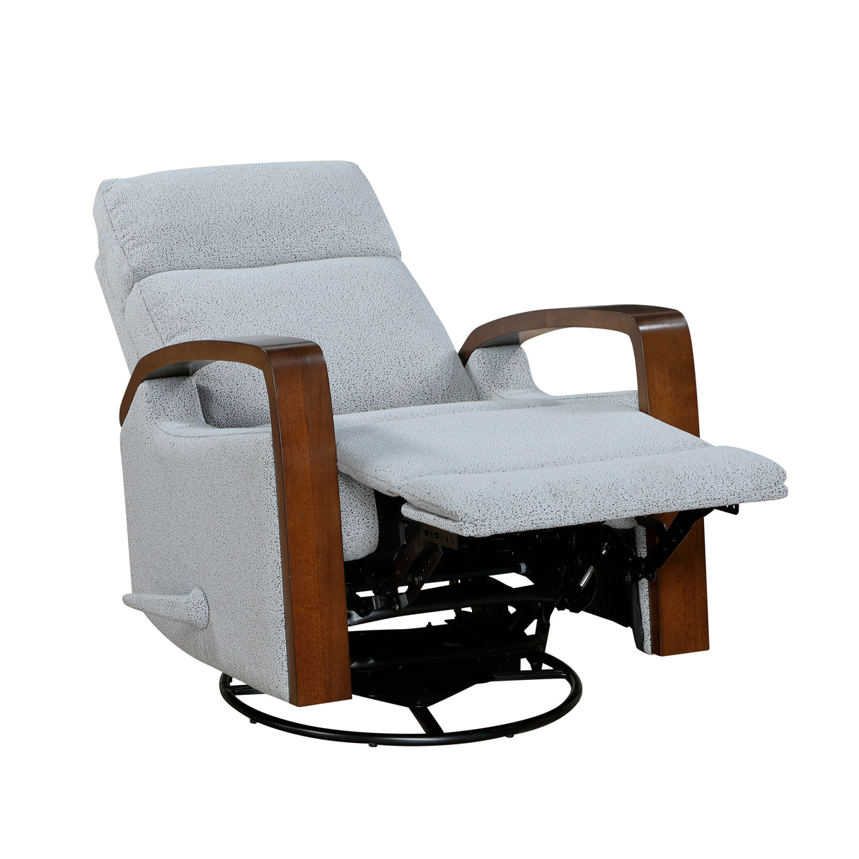 9659GRY-1 Swivel Glider Reclining Chair from Homelegance - Luna Furniture
