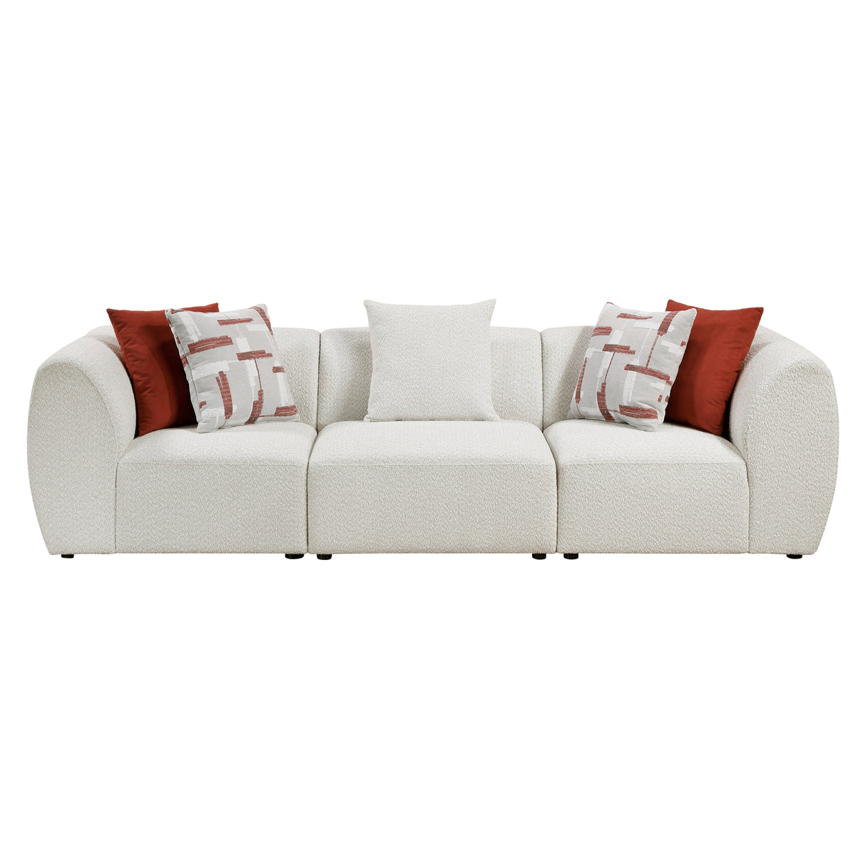 Franz Beige Chenille 5-Piece Modular Sectional from Homelegance - Luna Furniture