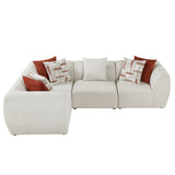 Franz Beige Chenille 4-Piece Modular Sectional from Homelegance - Luna Furniture