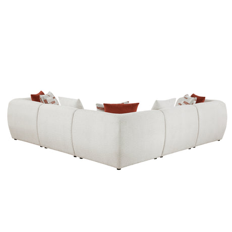 Franz Beige Chenille 3-Piece Modular Sofa from Homelegance - Luna Furniture