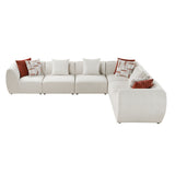 Franz Beige Chenille 6-Piece Modular Sectional from Homelegance - Luna Furniture