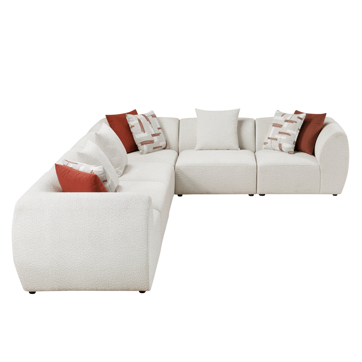 Franz Beige Chenille 6-Piece Modular Sectional from Homelegance - Luna Furniture