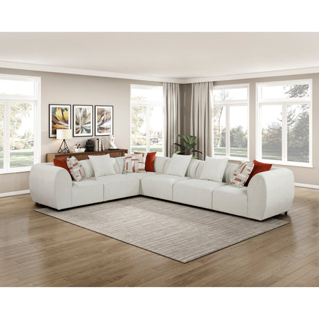 Franz Beige Chenille 6-Piece Modular Sectional from Homelegance - Luna Furniture