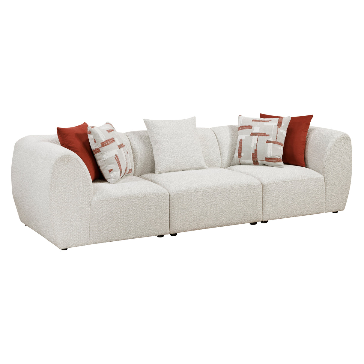 Franz Beige Chenille 3-Piece Modular Sofa from Homelegance - Luna Furniture
