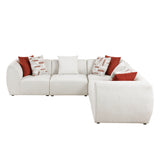 Franz Beige Chenille 5-Piece Modular Sectional from Homelegance - Luna Furniture