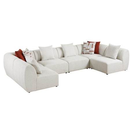 Franz Beige Chenille 6-Piece Modular Sectional from Homelegance - Luna Furniture