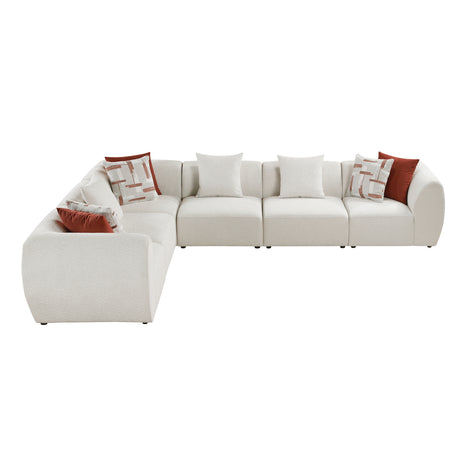 Franz Beige Chenille 6-Piece Modular Sectional from Homelegance - Luna Furniture