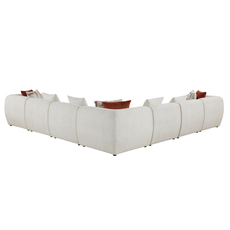 Franz Beige Chenille 7-Piece Modular Sectional from Homelegance - Luna Furniture