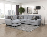 Kieran Gray 2-Piece Reversible Sectional from Homelegance - Luna Furniture