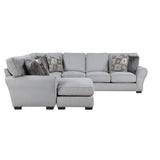 Kieran Gray 2-Piece Reversible Sectional from Homelegance - Luna Furniture