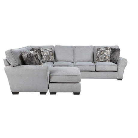 Kieran Gray 2-Piece Reversible Sectional from Homelegance - Luna Furniture