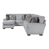 Kieran Gray 2-Piece Reversible Sectional from Homelegance - Luna Furniture