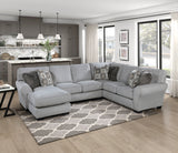 Kieran Gray 2-Piece Reversible Sectional from Homelegance - Luna Furniture
