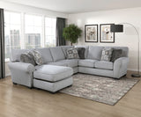Kieran Gray 2-Piece Reversible Sectional from Homelegance - Luna Furniture