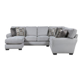 Kieran Gray 2-Piece Reversible Sectional from Homelegance - Luna Furniture