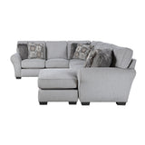 Kieran Gray 2-Piece Reversible Sectional from Homelegance - Luna Furniture
