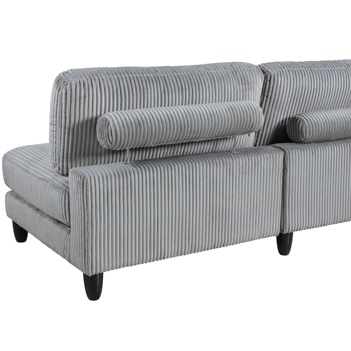 Robstown Gray 6-Piece Modular Sectional with Two Ottomans from Homelegance - Luna Furniture
