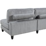 Robstown Gray 6-Piece Modular Sectional with Two Ottomans from Homelegance - Luna Furniture