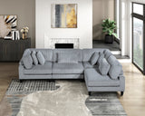 Robstown Gray 6-Piece Modular Sectional from Homelegance - Luna Furniture