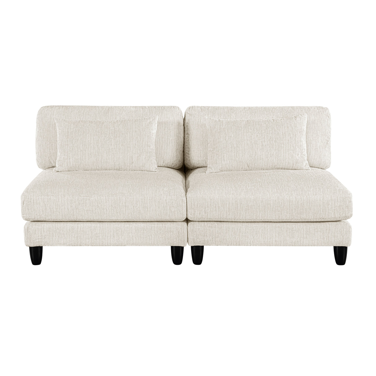 Robstown Beige 6-Piece Modular Sectional with Ottoman from Homelegance - Luna Furniture