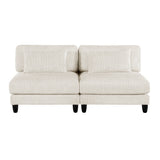 Robstown Beige 6-Piece Modular Sectional with Ottoman from Homelegance - Luna Furniture