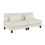 Robstown Beige 6-Piece Modular Sectional with Ottoman from Homelegance - Luna Furniture