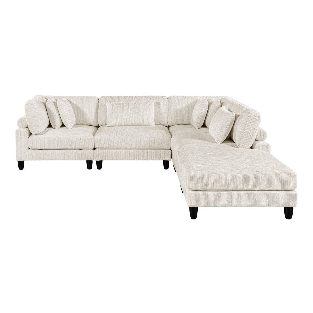 Robstown Beige 4-Piece Modular Sectional from Homelegance - Luna Furniture
