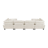 Robstown Beige 6-Piece Modular Sectional with Ottoman from Homelegance - Luna Furniture