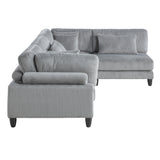 Robstown Gray 4-Piece Modular Sectional from Homelegance - Luna Furniture