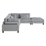 Robstown Gray 5-Piece Modular Sectional from Homelegance - Luna Furniture