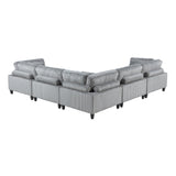 Robstown Gray 5-Piece Modular Sectional from Homelegance - Luna Furniture