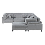 Robstown Gray 6-Piece Modular Sectional from Homelegance - Luna Furniture