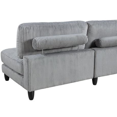 Robstown Gray 6-Piece Modular Sectional from Homelegance - Luna Furniture